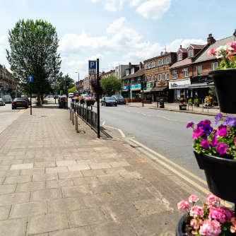 Hatch End high street