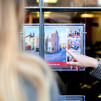 Estate Agent window