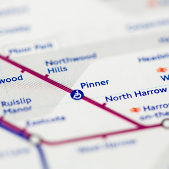 Pinner Tube Map