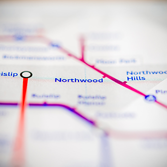 Northwood tube map