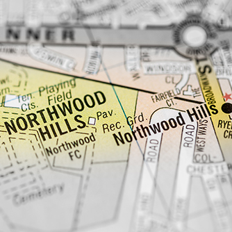 Northwood map